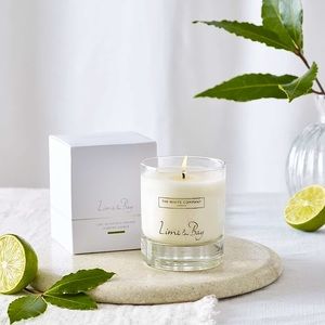 The White Company Lime & Bay Signature Candle